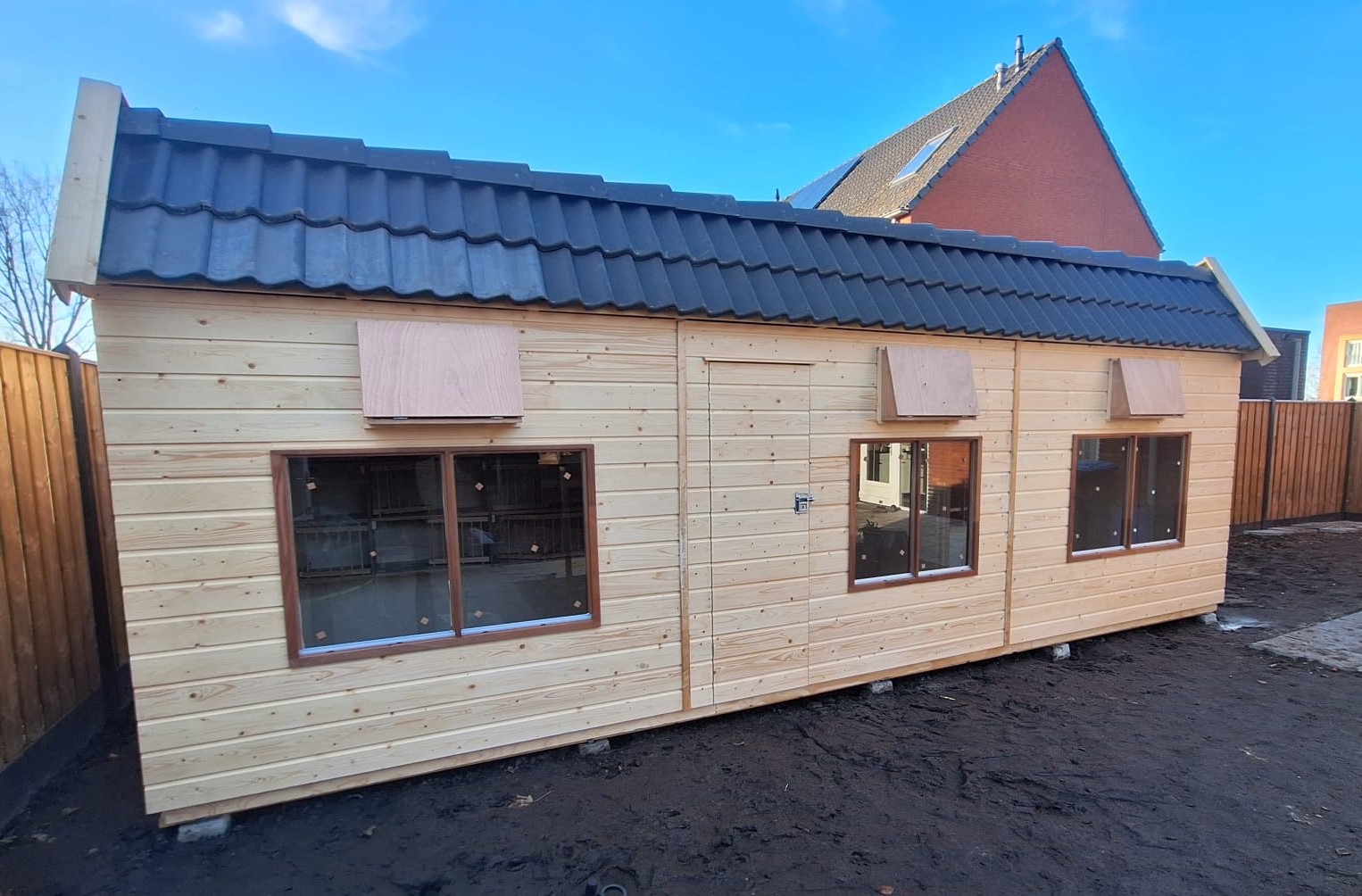 Standaard duivenhok in naturel hout